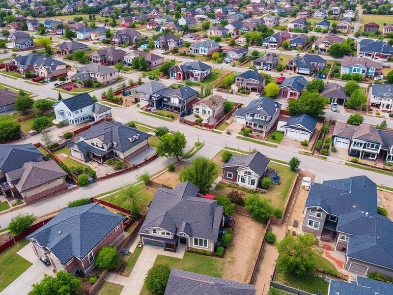Aerial view of residential neighborhood - Investment Advisory